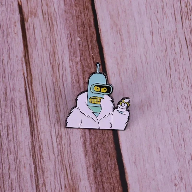 Bender Enamel Brooch Pin image