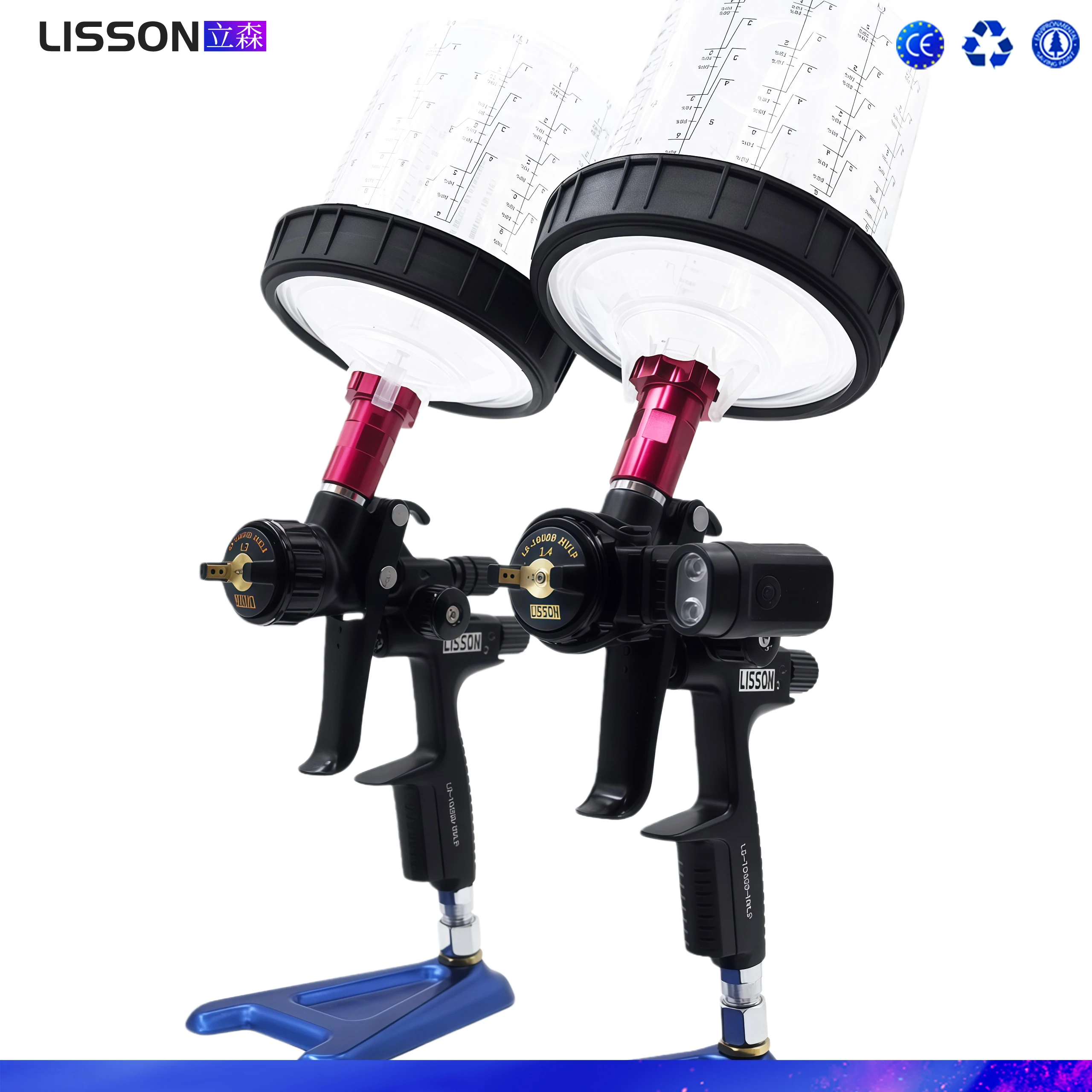 2PCS Black Spray Gu…