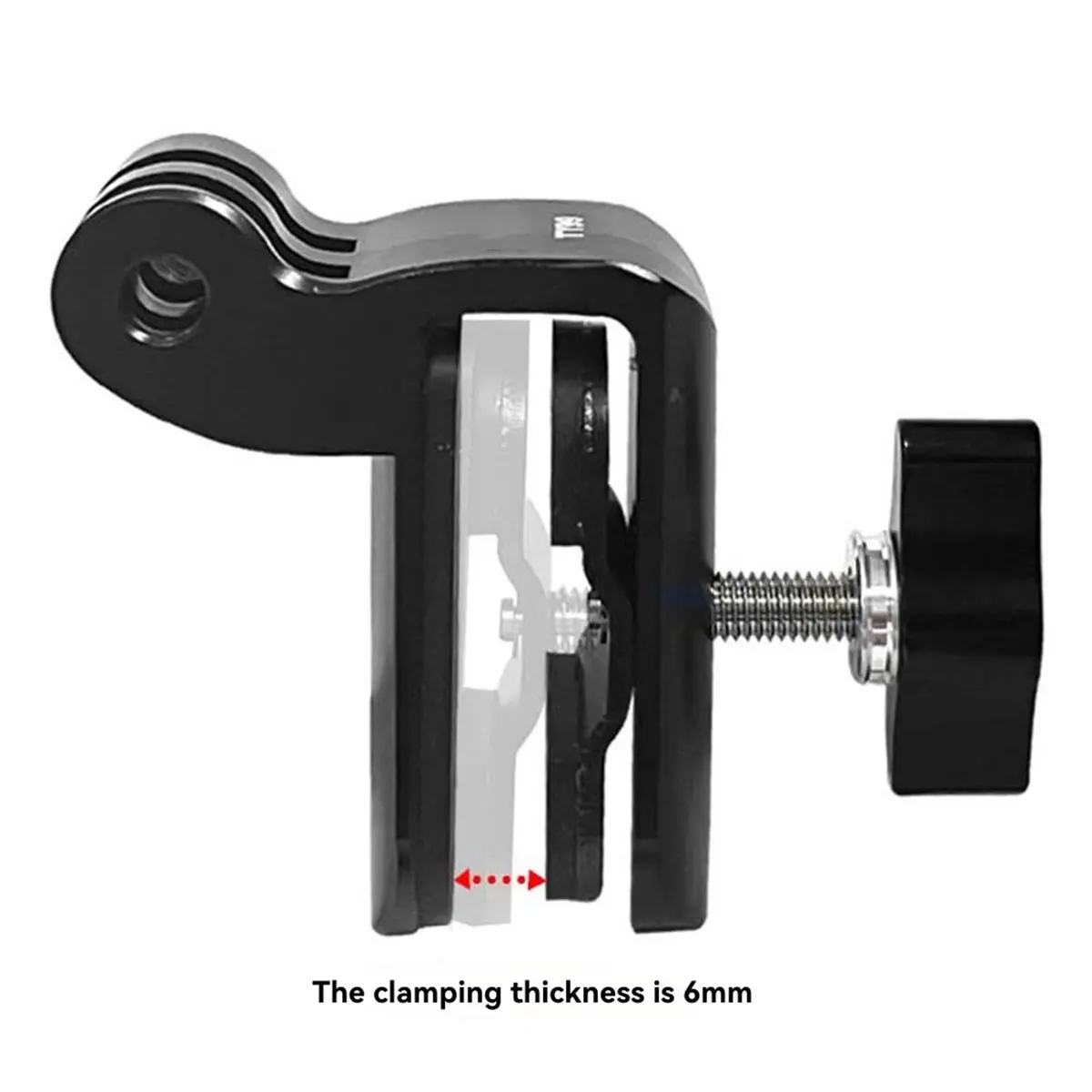 ABJA Motorcycle Riding Camera Windproof Mount with 1/4-Inch Screw Adapter for GoPro, DJI Action 5/4, and Insta360 Cameras