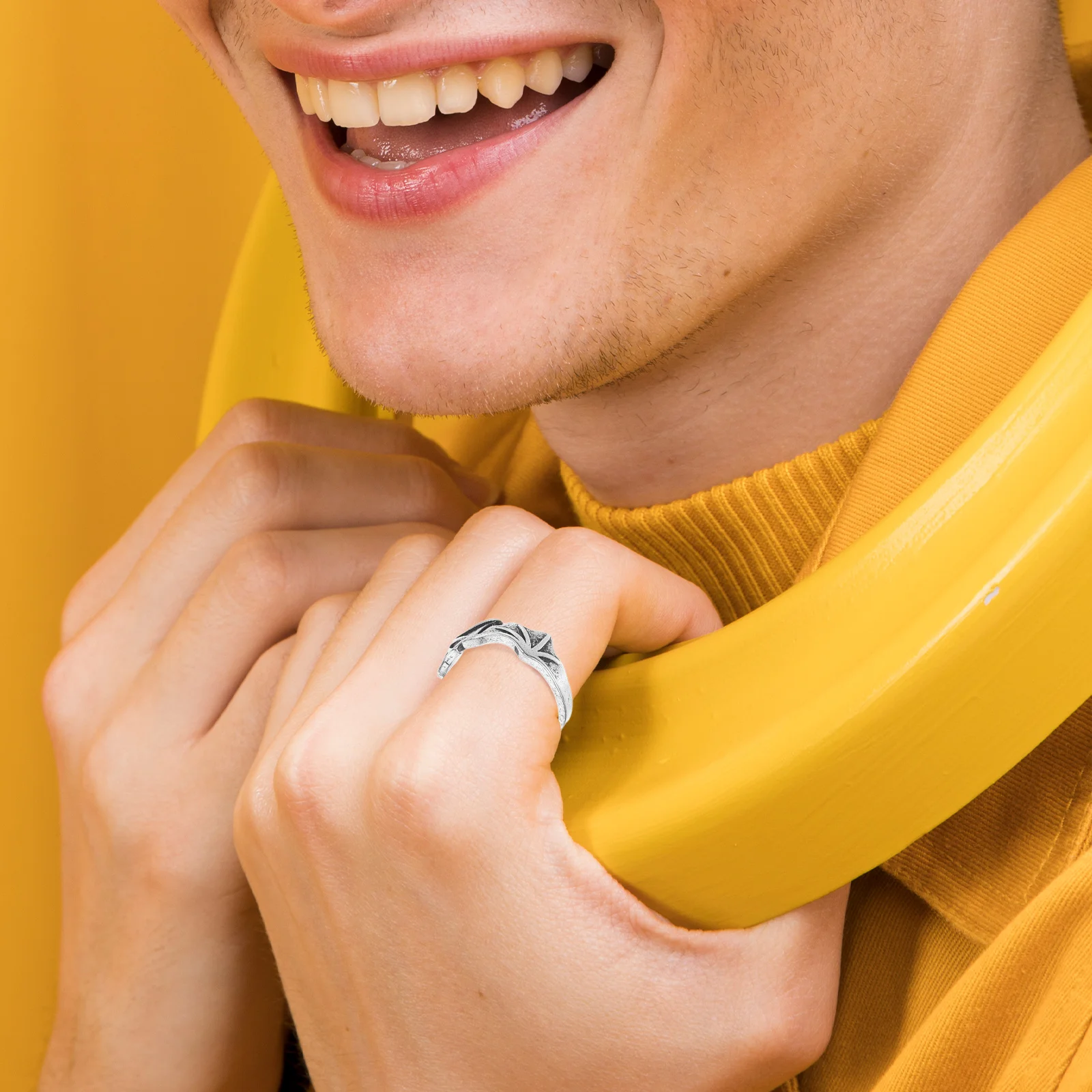 

2Pcs Open Finger Ring Angle Wing Bat Wing Adjustable Couple Jewelry Decoration Gift Rings Under 5 Dollars Rings Under 5 Dollars