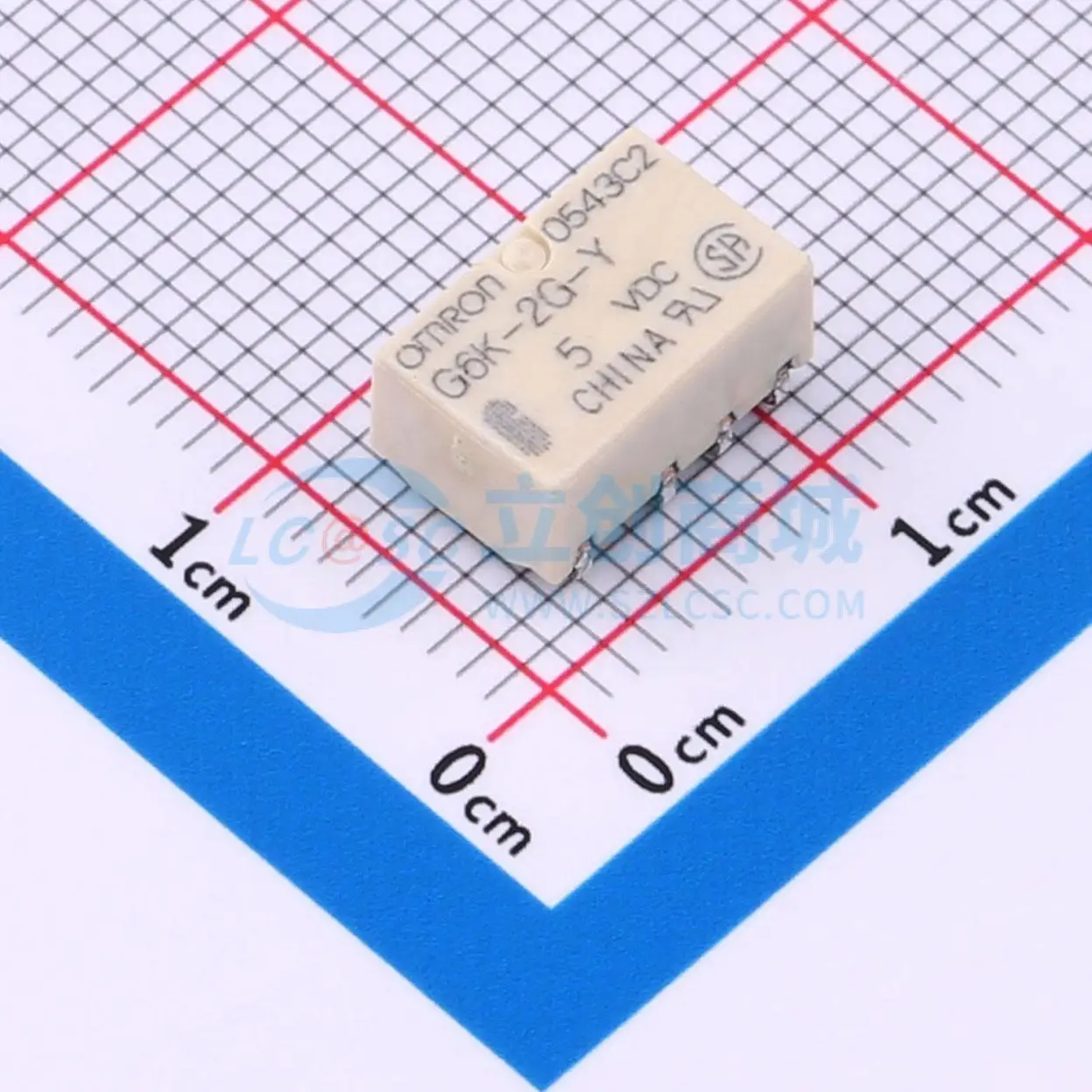 9pcs G6K-2G-Y-TR DC5 5V SMD 10x6.5mm DPDT Signal Relay PCB Electronic Switch