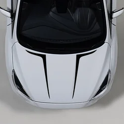 Car Hood Stickers Decals Vinyl PVC Graphics Head Bonnet Cover Decoration Accessories For Ford Focus MK3 C346 2014-2018 III+