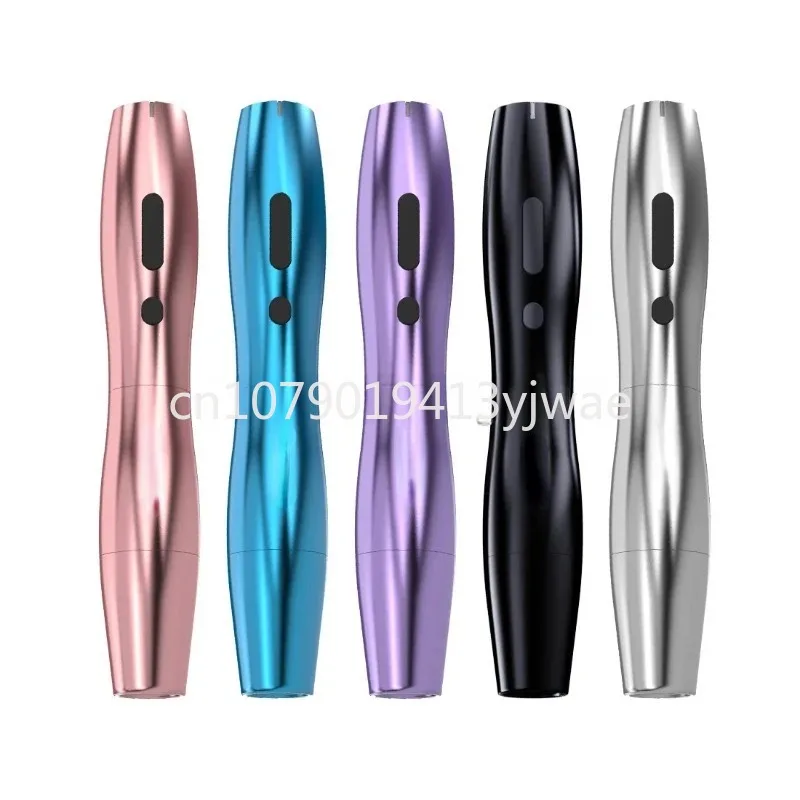 P20 Battery Shaft Rotating Wireless Tattoo Pen Permanent Eyebrow Makeup Machine Easy To Use