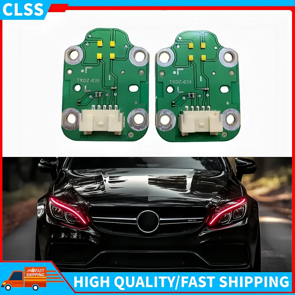 

For Mercedes Benz C-Class W205 C180 C200 C300 W156 X156 2014-2019 A2059060601 Daytime Running Lights Daylight DRL LED Boards