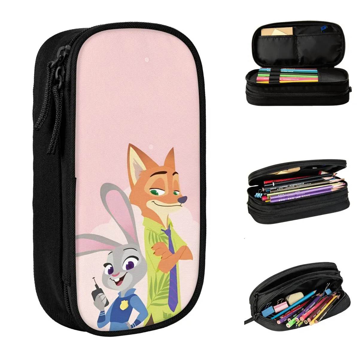 estojo-de-lapis-zootopia-2-nick-e-judy-caixa-de-canetas-para-meninas-e-meninos-estojo-de-lapis-de-lona-adoravel-para-escola