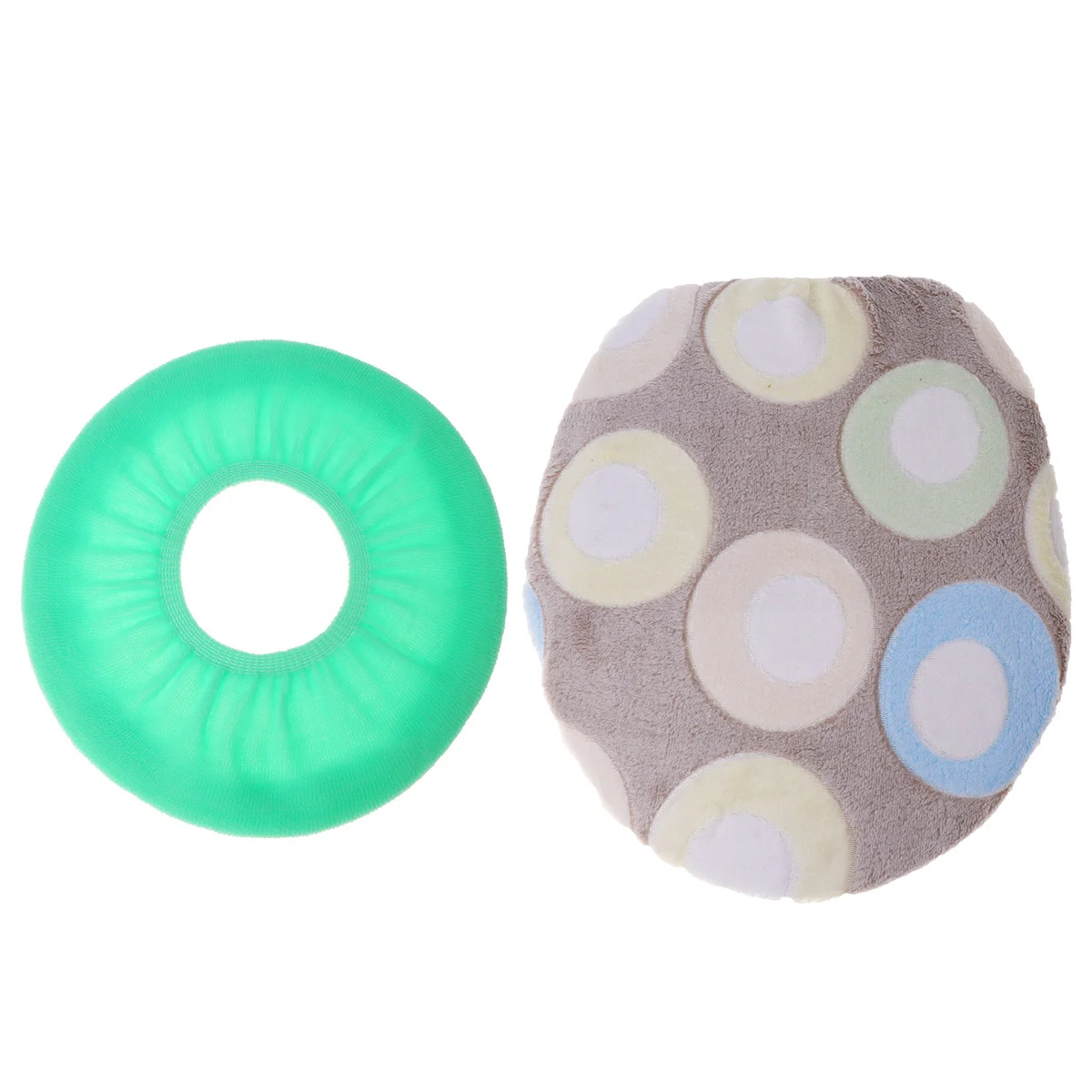 

2Pcs Coral Fleece Toilet Seat Cover Set Winter Warm Comfortable Practical Standard Size Toilet Seat Cover Cushion