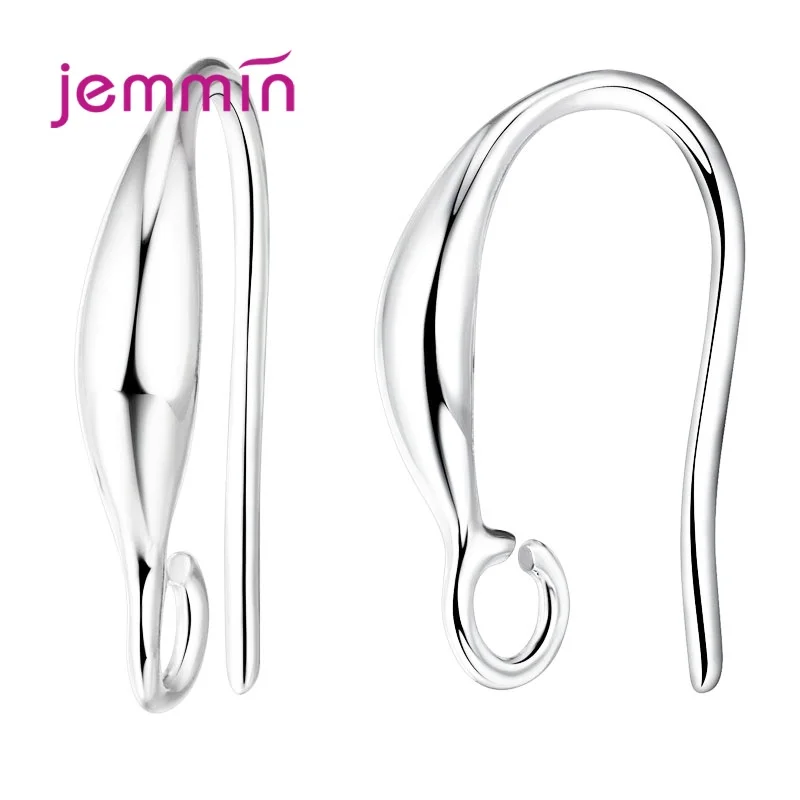 10pcs Fashion Jewelry Findings Cheap Ear Accessories Wholesale Clasps & Hooks Earrings For Women S925 Silver Jewelry Components