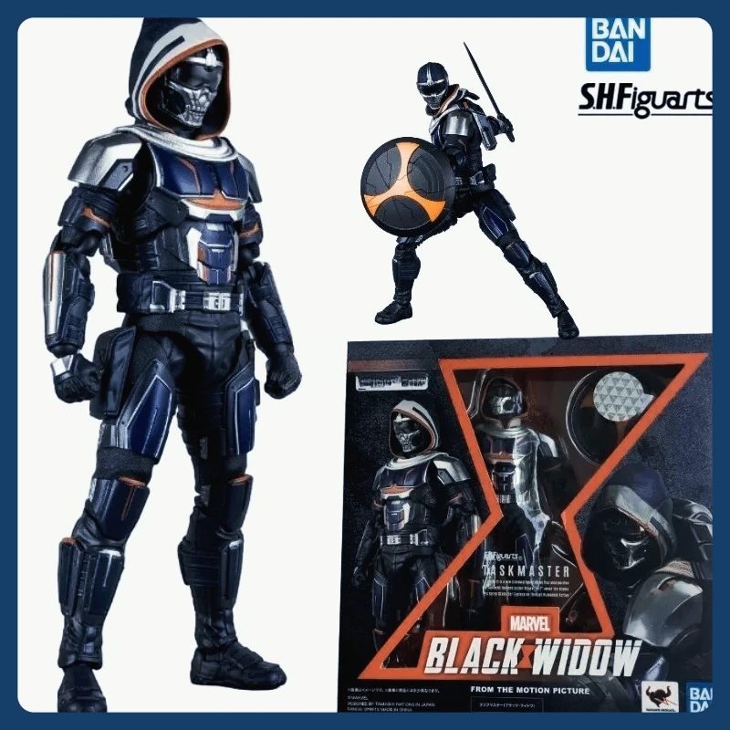 

В наличии 100% оригинальная фигурка Bandai Shf Black Widow Taskmaster, модель, коллекция игрушек в подарок