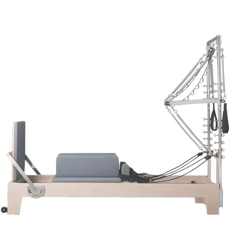 Maple Pilates Core Bed Reformer with Tower-Portable Durable Multifunction Yoga Gym Equipment for Pilates Studio