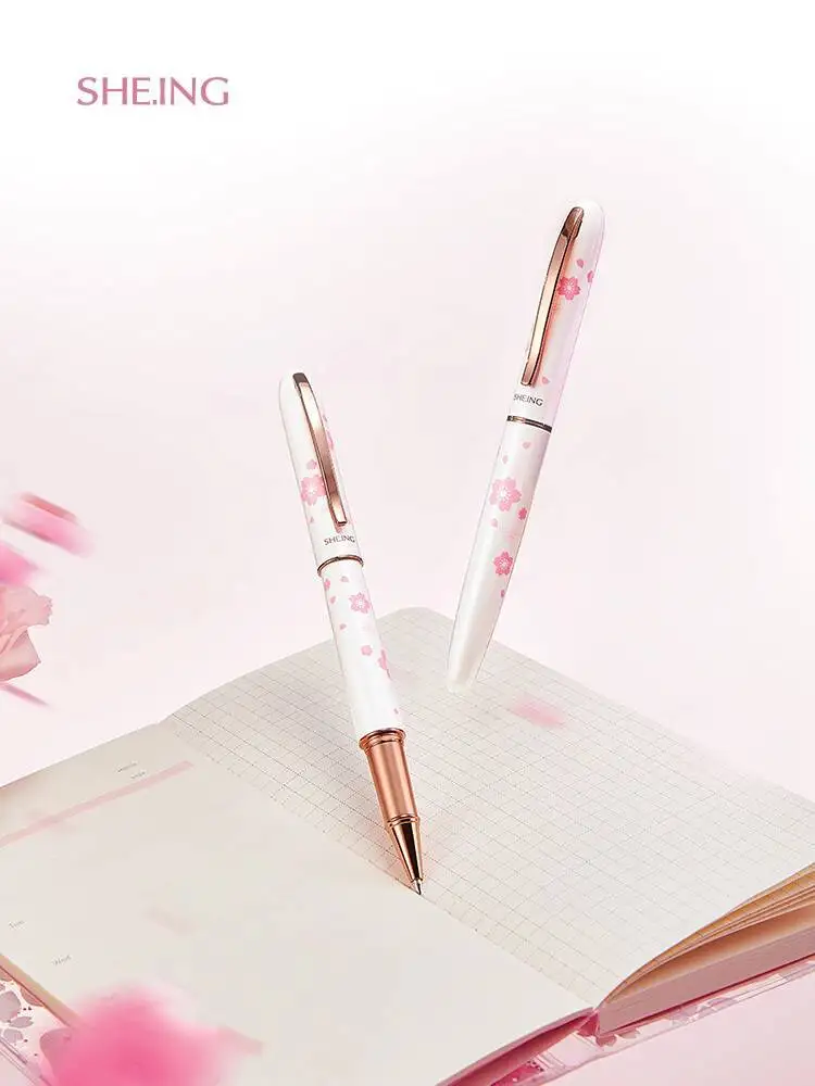 

S123 Zhiying Ballpoint Pen Sakura Signature Pen Student Handwriting Practice Ballpoint Pen