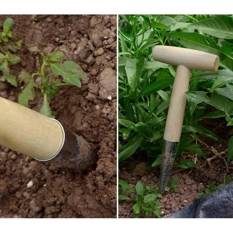 Quality Metal And Dibber Set For Soil Penetration In Small Gardens Small Farms Handheld Tool D2RD