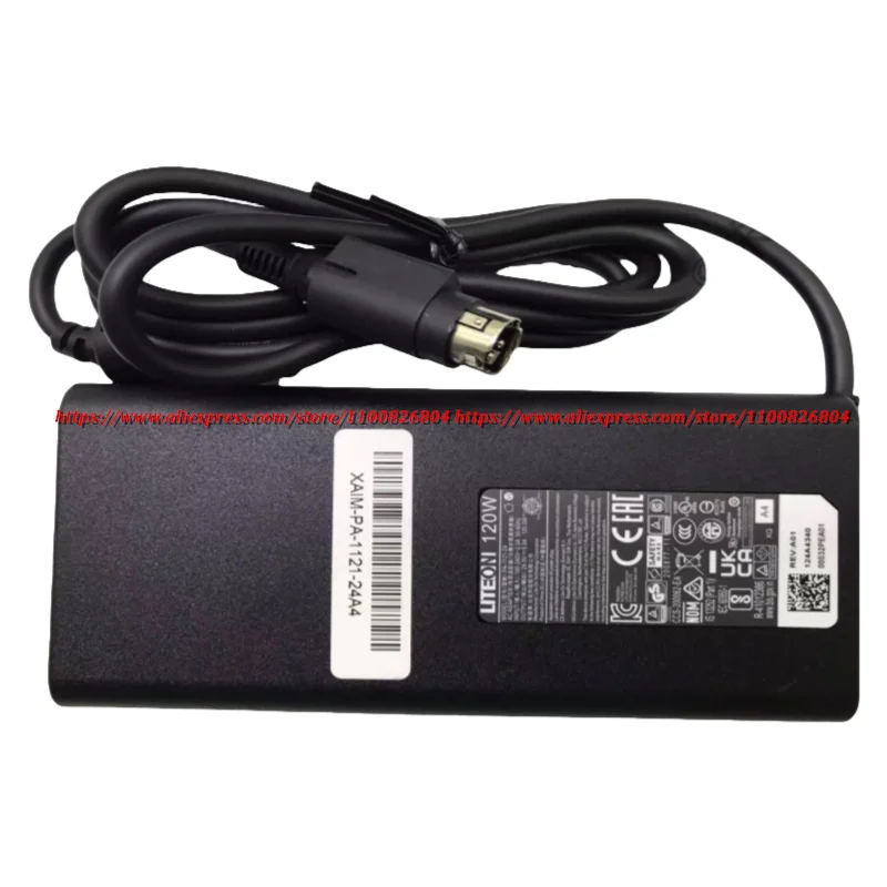 Genuine LITEON PA-1121-24 24V 5A 120W AC Adapter Charger Power Supply 4 Pin Din Plug