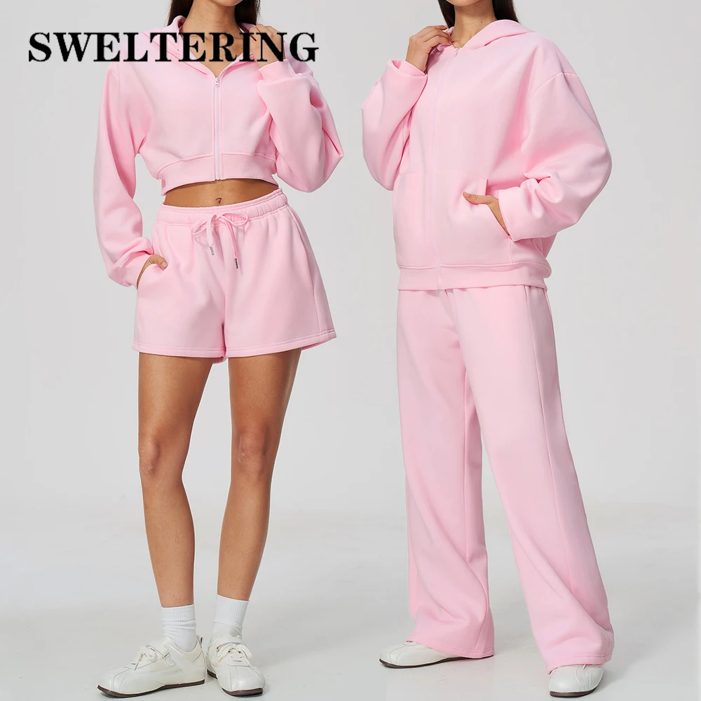 Yoga Set 2PCS Sports Outfit Women's Outdoor Keep Warm Fitness Long Sleeved Sportswear Runnings Cycling Workout Set Athletic Wear