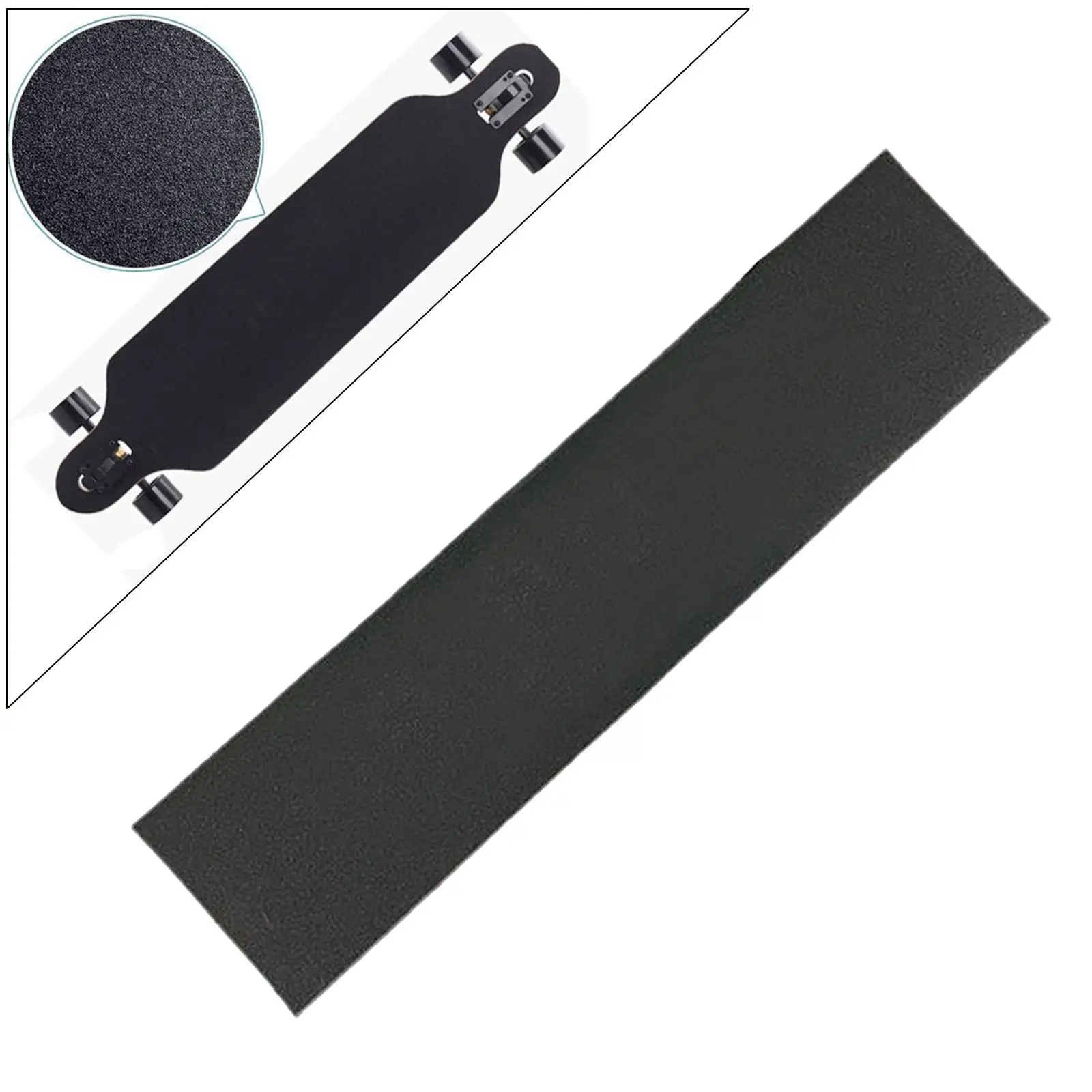 Skateboard Grip Tape passi adesivi carta vetrata 110x25cm foglio adesivi Scrub