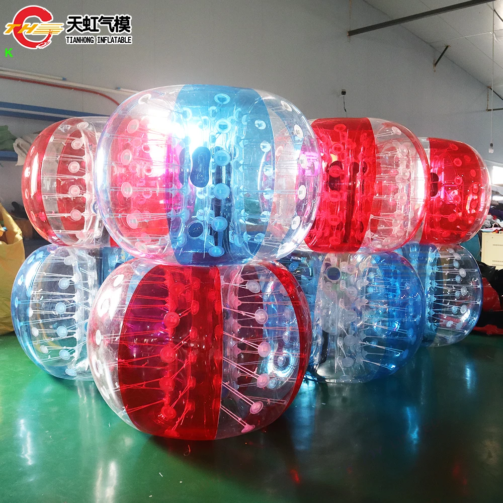 Fast Shipping 6pcs/lot inflatable bumper ball human body inflatable bubble ball for children and adult football match