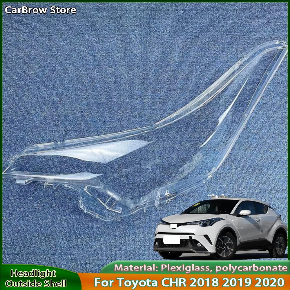 

Headlight Shell Lens Auto Replacement Parts For Toyota CHR C-HR 2018 2019 2020 Front Headlamp Cover Transparent Mask Lamp Shade