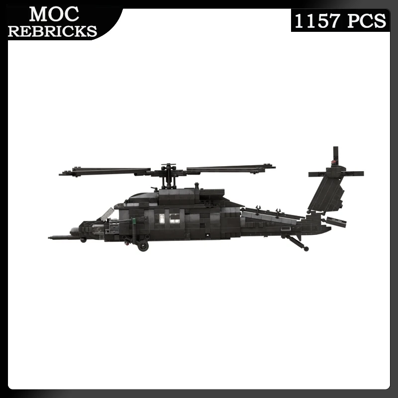 

Серия ВВС США времен Второй мировой войны HH-60W Спасательные вертолеты MOC Строительный блок Модель самолета Развивающая игрушка Кирпич Детские подарки