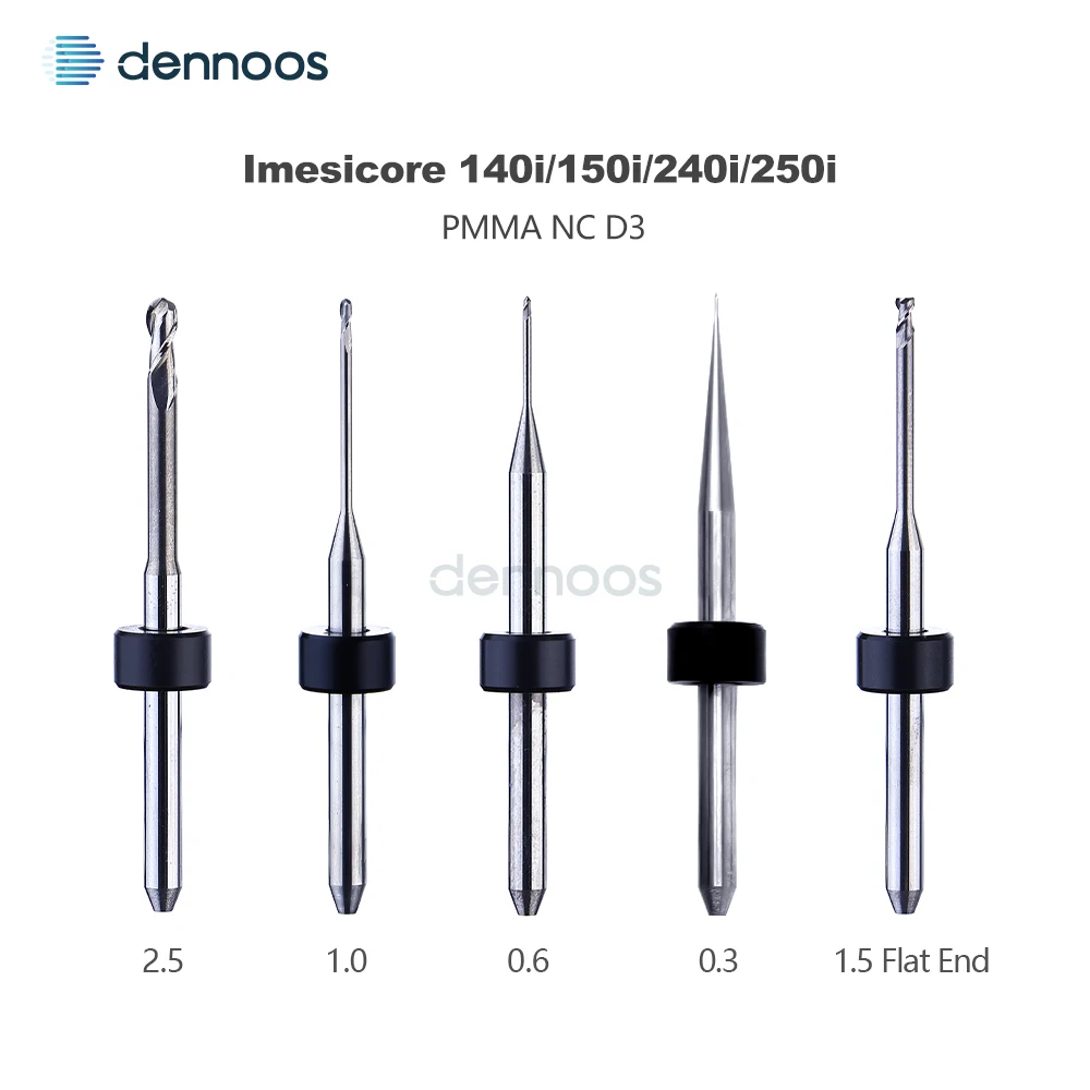 PMMA-Fräsbohrer D3 D4 mit NC-Beschichtung für alle Marken wie Amann/Sirona/ARUM/UP3D/Zirkonzahn/Roland/Yureca PEEK Dentalfräser – Detail 6