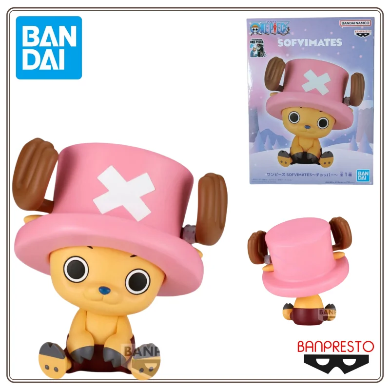 En Stock Bandai Banpresto Sofvimates One Piece Tony Chopper Original en Stock Figura de Anime Serie de Colección de Figuras de Acción