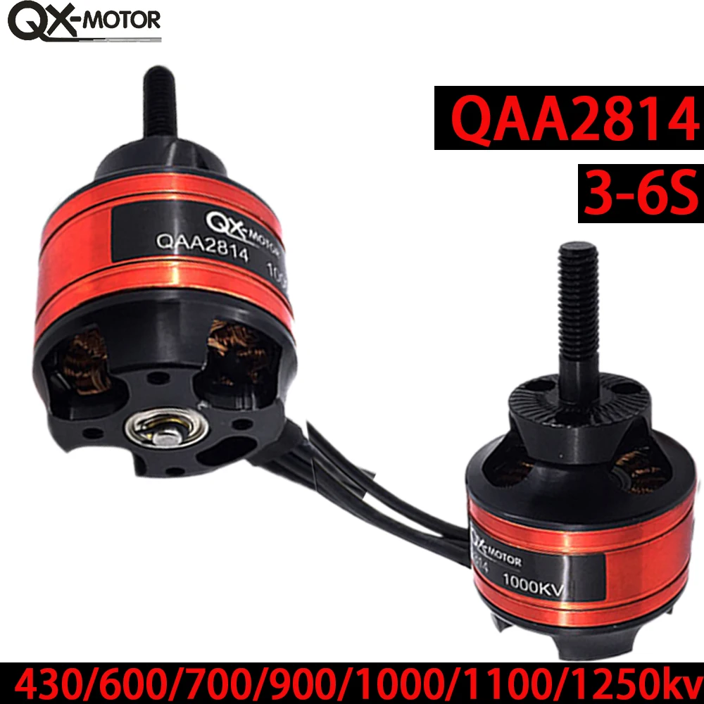 

QX-MOTOR QAA2814 CW CCW430/600/700/900/1000/1100/1250kv бесщеточный двигатель для радиоуправляемого самолета с фиксированными крыльями