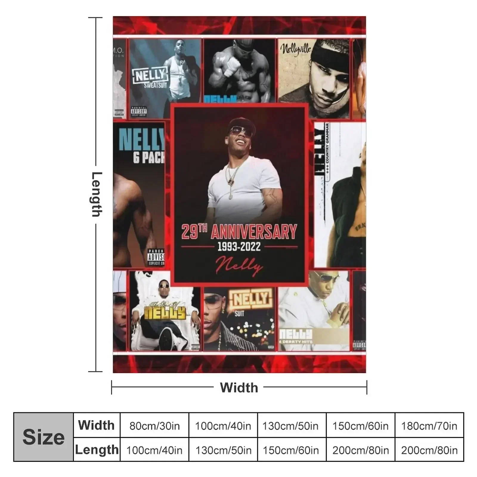 Greatest Albums 29th Anniversary 1993-2022 with Signature Throw Blanket Plush Summer Decorative Beds Bed linens Blankets