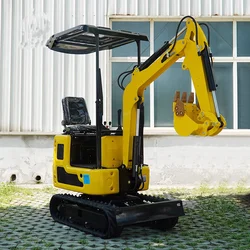 1T Small excavators  micro mini excavators  multi-functional excavators agricultural small hooks, and household small excavators