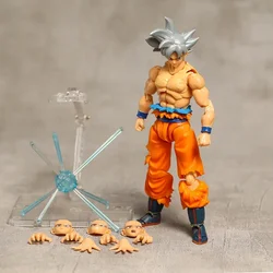 Figura DE ACCIÓN DE Dragonball Super Son Goku Ultra Instinct SHF, modelo de PVC, figuras de colección