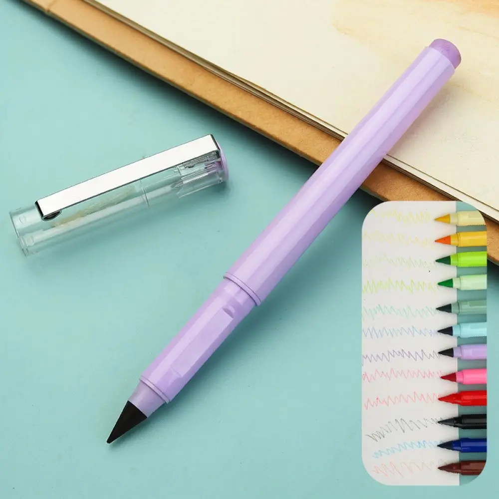 For For Weizhuang Erasable Inkless Colored Pencil Set Eternal Drawing Pen Ergonomic Grip Correction Student Writing Art Supplies