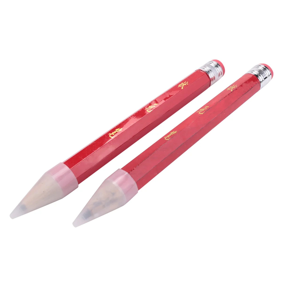 ABNP 6 stuks houten jumbo-potloden voor rekwisieten, grappig groot potlood enorm gigantisch potlood 14 inch potlood voor thuis- en schoolbenodigdheden