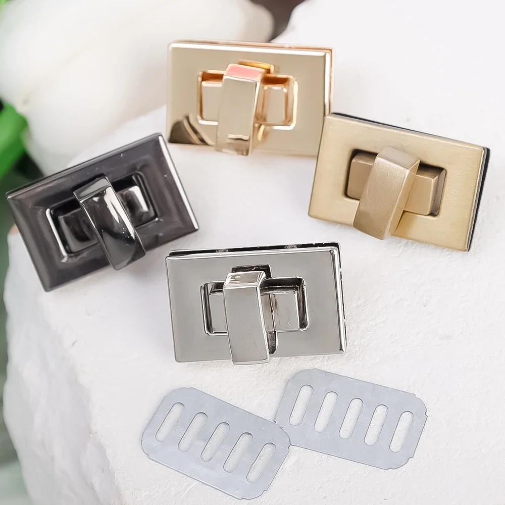 5pcs Metal Locks Bag Clasp Catch Buckles for Handbags Shoulder Bags Purse Totes Closures Snap Clasps DIY Craft Bag Accessories