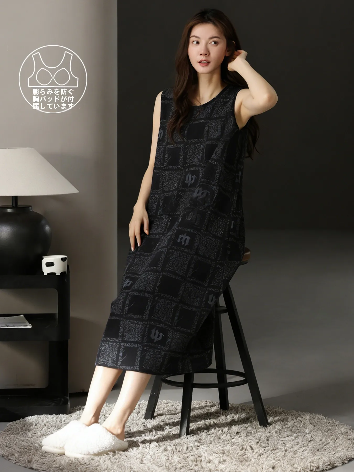 女性の夏のノースリーブ綿ナイトガウンソフト純綿薄いホーム服ベストスタイルホームレジャー快適なパジャマ