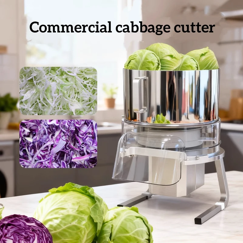 

Высококачественный полностью автоматический измельчитель капусты 1-8 мм, регулируемая толщина, боковая посуда, измельчитель лука/капусты/фиолетовой капусты