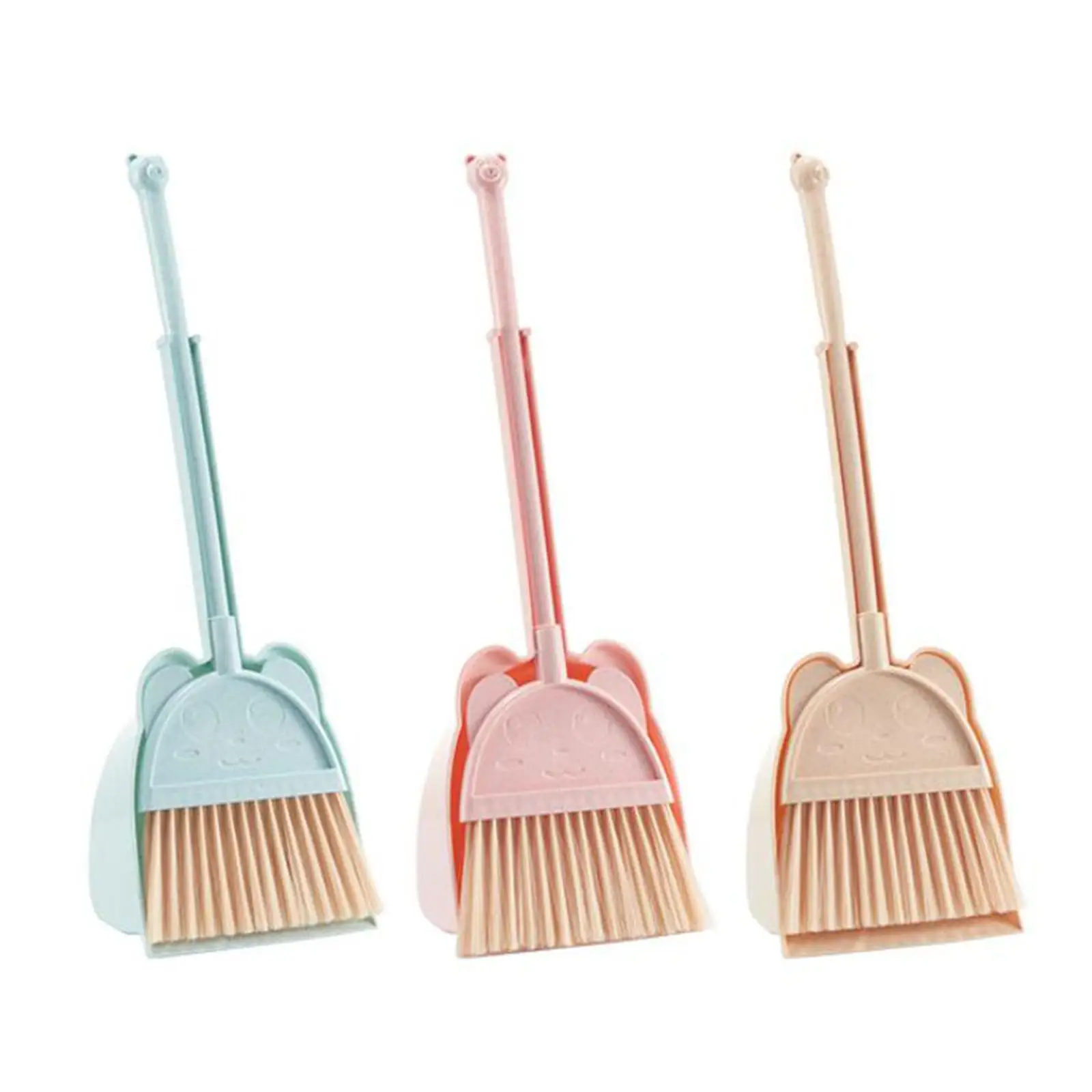 Mini Broom with Dustpan Pretend Play Toy Cleaning Toys Gift Mini Dustpan and