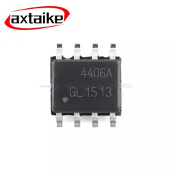 10PCS AO4406 AO4406A AO4406AL 4406A SOIC-8 SMD 13A 30V N-Channel MOSFET IC