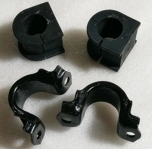 2pcs*Front tie rod bushing+2pcs* clamp For Foton sauvana tunland E3 E5 E7 Stabilizer Bar Bushing Bushing Clamp