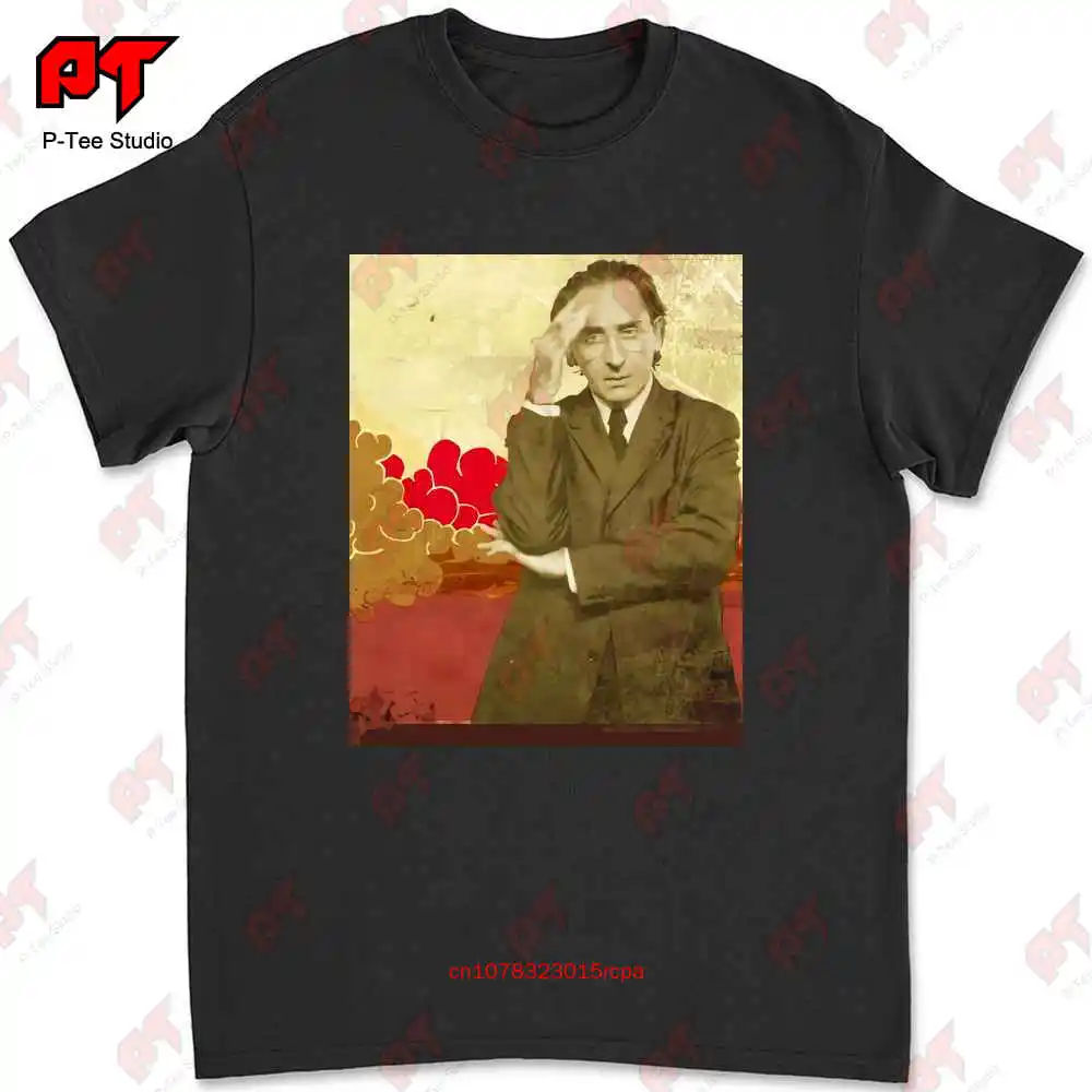 Franco Battiato Cantautore Sicilia Bandiera Bianca T-shirt QY5K