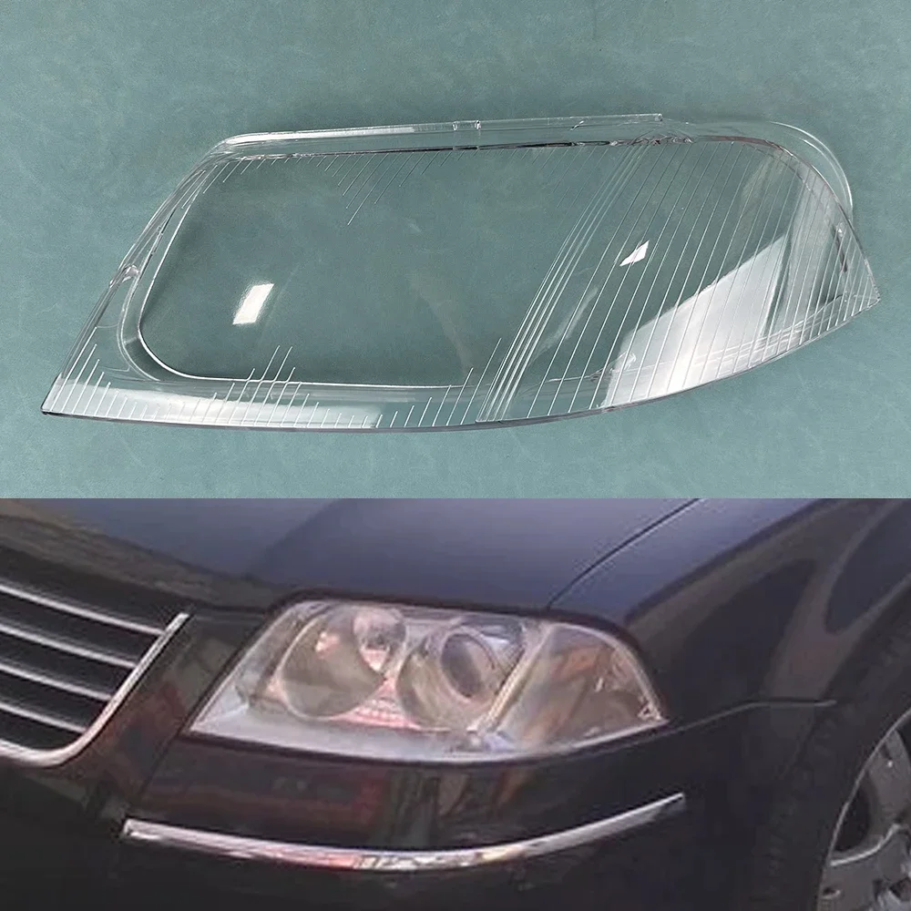 

For Volkswagen VW Passat B5.5 Car Front Headlight Lens Cover Auto Headlamps Lampcover Transparent Lampshades Lamp Shell 2003