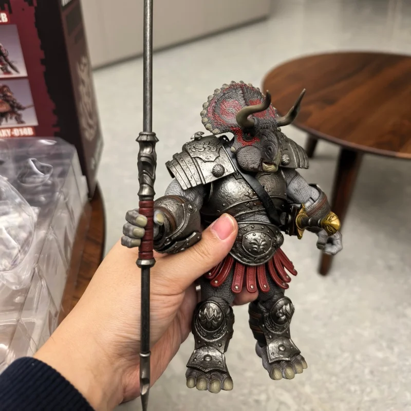 جديد حقيقي Axytoys ديناصور معارك إمبراطورية الأعشاب قرون التنين الفيلق عمل أرقام جمع اللعب هدية الأسهم #3