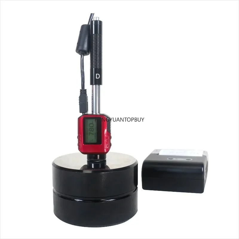 Hardness Tester sclerometer for holes cylinders internal measurements with Wireless printing