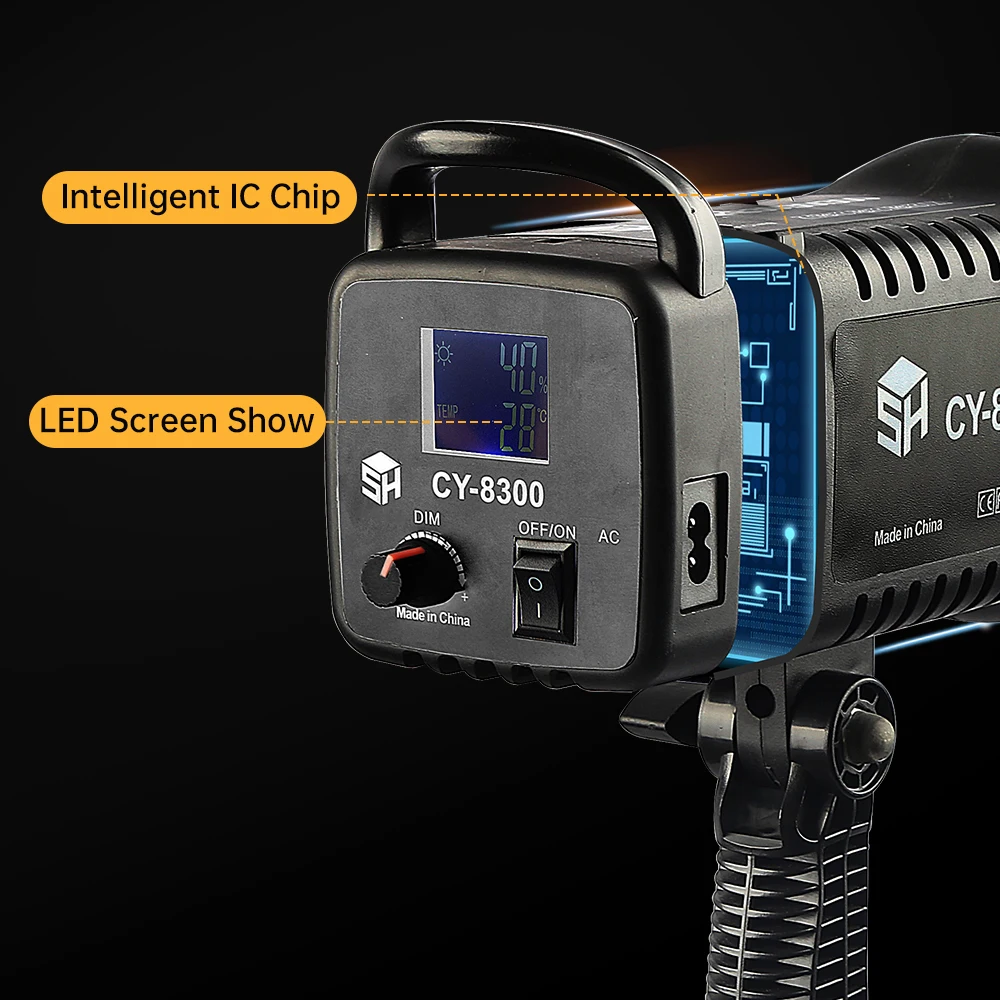 SH 100W ไฟฉายหลอดไฟให้ความร้อนสัตว์แสงกลางวันแบบบาลานซ์ใช้ในการถ่ายภาพสำหรับ softbox ให้แสงสว่างสตูดิโอถ่ายภาพบุคคล