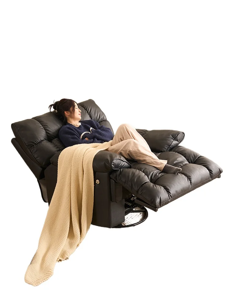 First-class single sofa chair reclining and sleeping living room space sofa cabin designer lazy sofa