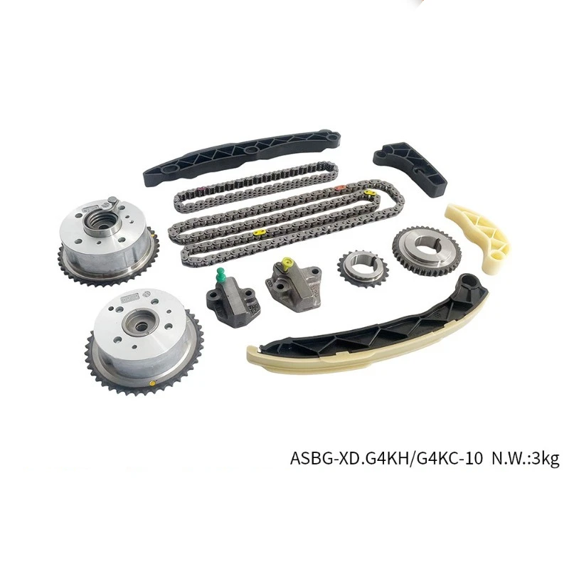 Timing Chain Kit ASBG-XD.G4KH/G4KC-10 24350-2G750 24370-2G750 For G4KH G4KC Engine Sedan SUV Car Engine Repair Parts