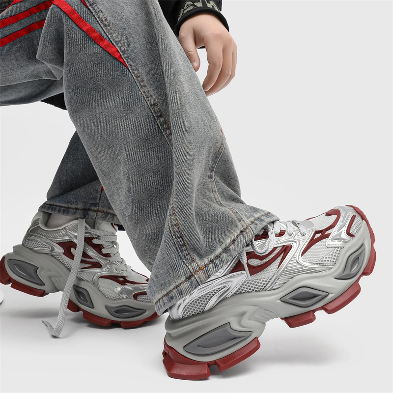 High-Quality Couple's Dad Shoes, Breathable,Retro, Versatile, All-Season, Non-Slip, Sports Casual Running Shoe for Men and Women