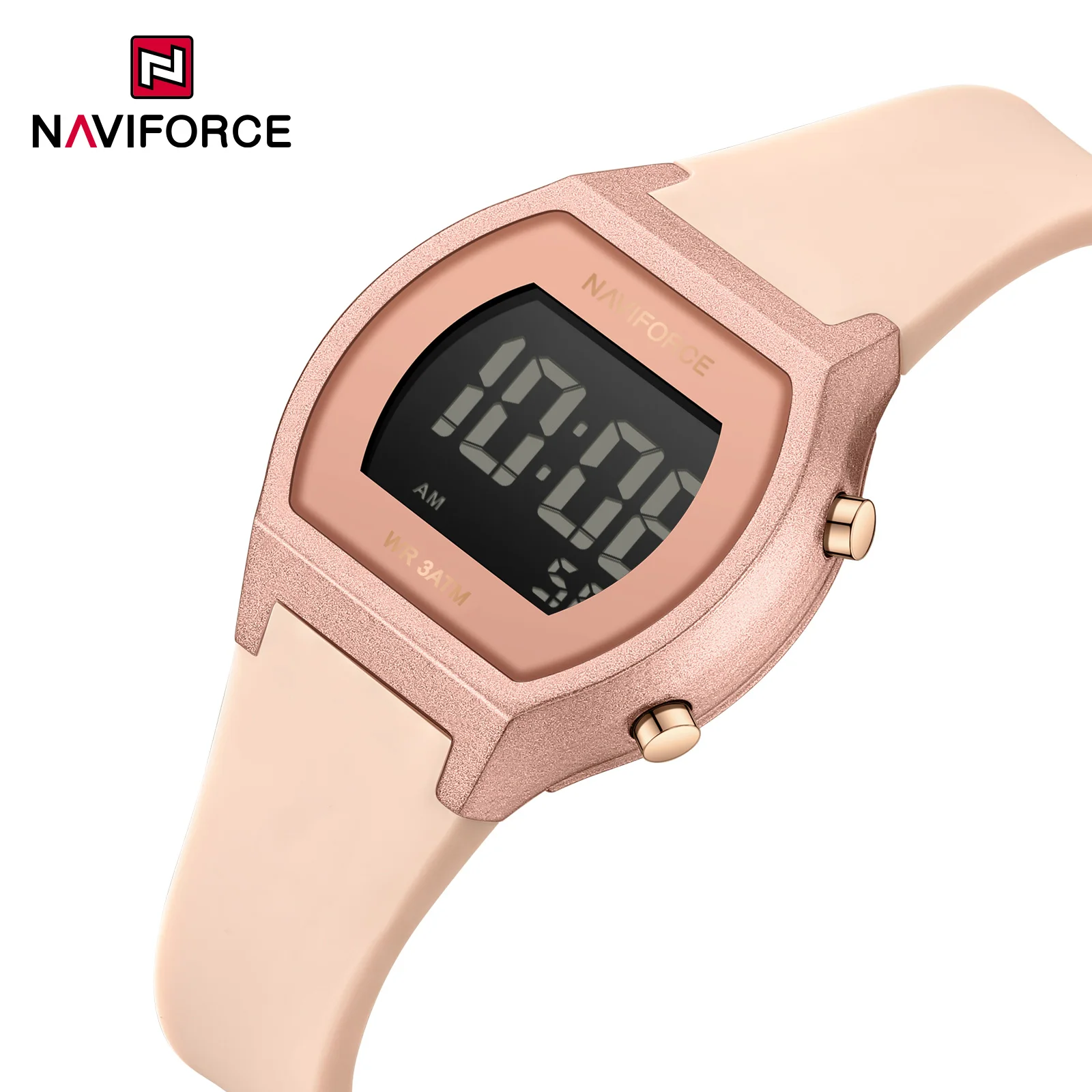 

NAVIFORCE 5064, модные женские электронные часы, спортивные простые водонепроницаемые силиконовые ремешки, элегантные часы для женщин, relojes de mujer
