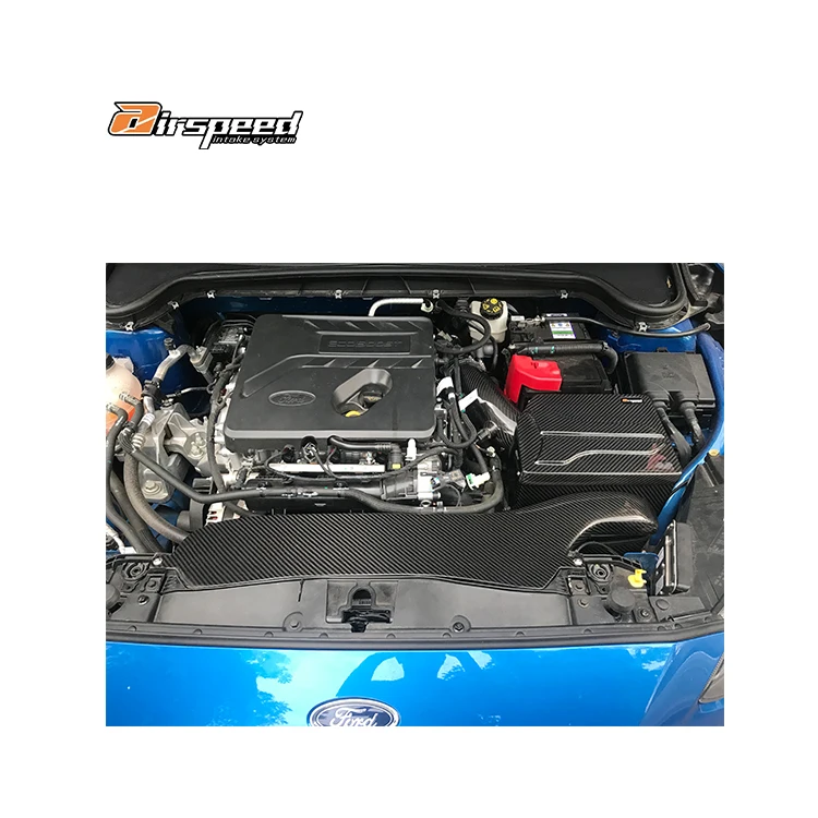 

Airspeed Brand Neat and Clear Surface Texture 100% Dry Carbon Fiber Cold Air Intake System for Ford Focus 1.5T