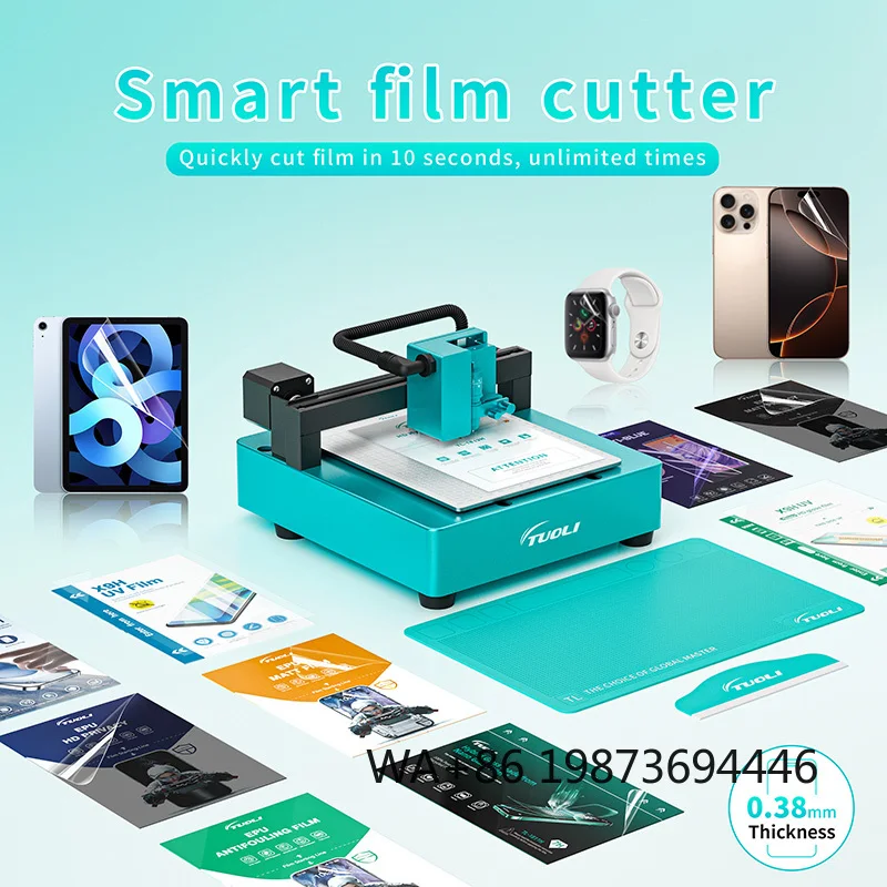 Custom Mini Screen Protector Film Plotter, Unlimited Skin Sticker Cutting for Mobile Phones