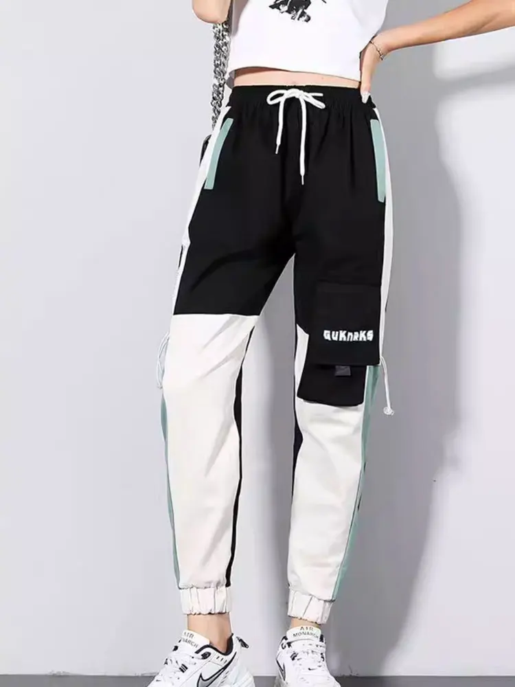 بالإضافة إلى حجم السراويل السوداء النساء وزرة النساء والسراويل الصيفية طماق الصغيرة عارضة الرياضة هارين زائد السراويل المتضخم