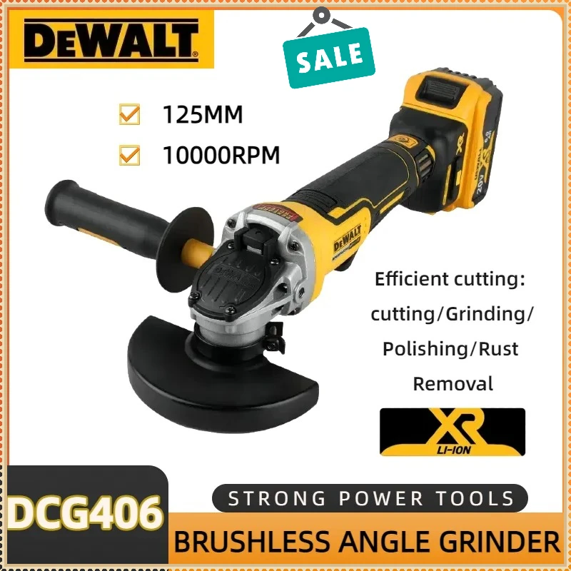 

Бесщеточная аккумуляторная угловая шлифмашина DEWALT DCG406 125 мм, 1000 об/мин, мощность 680 Вт. Превосходная резка и полировка.