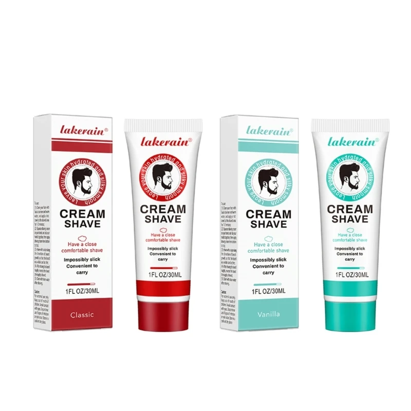 Crema afeitar para hombres, espuma para Barba, Reduce fricción, crema agua hidratante, envío directo