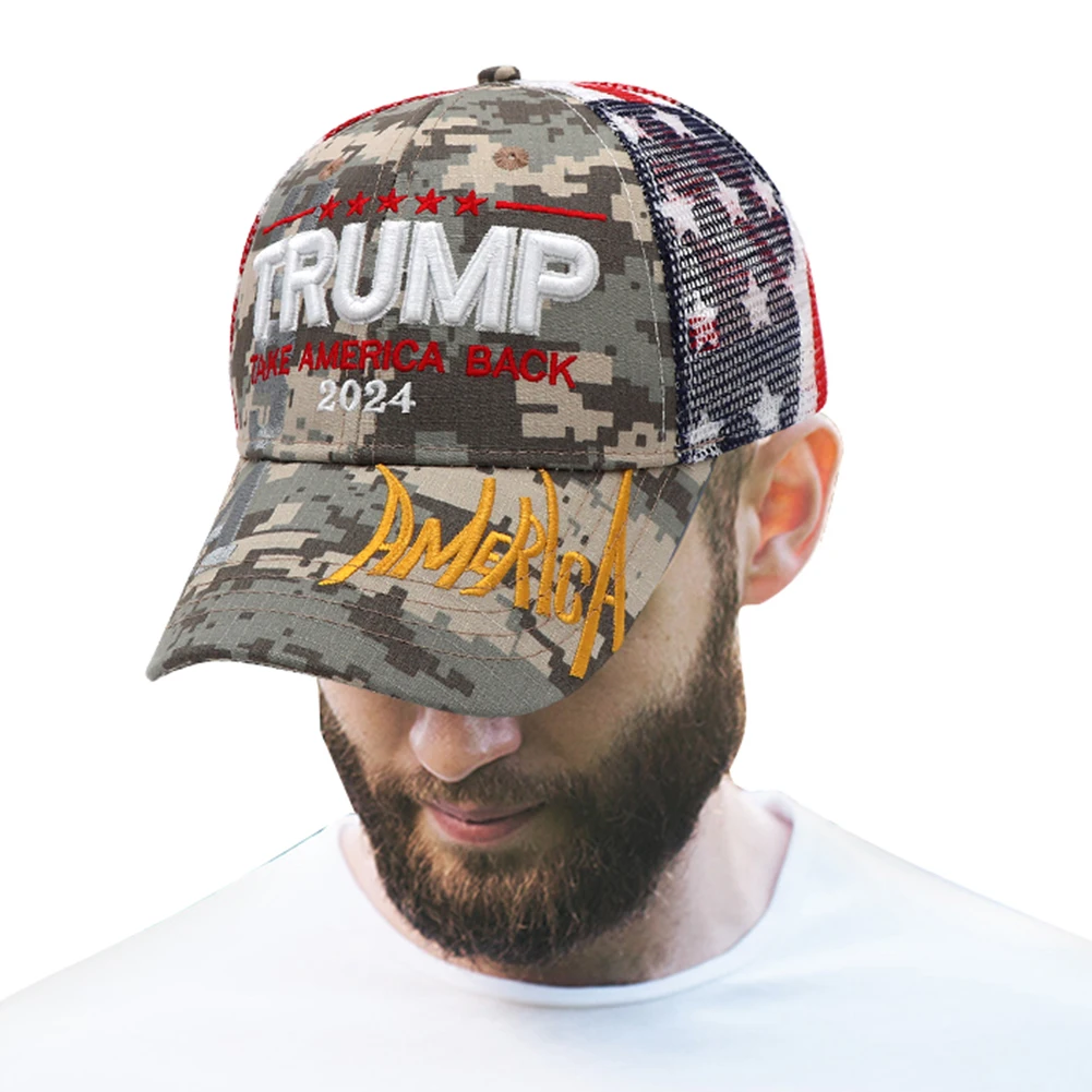 Trump 2024 Casual Golf Caps Keep America Great Fashion Sports Hat 3D Embroidery Snapback President Hat Adjustable for Men Women